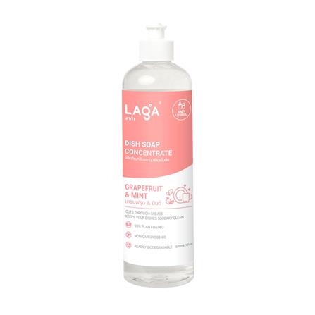 CONCENTRATED DISHWASHING LIQUID LAGA NATURAL 500ML GRAPEFRUIT AND MINT
