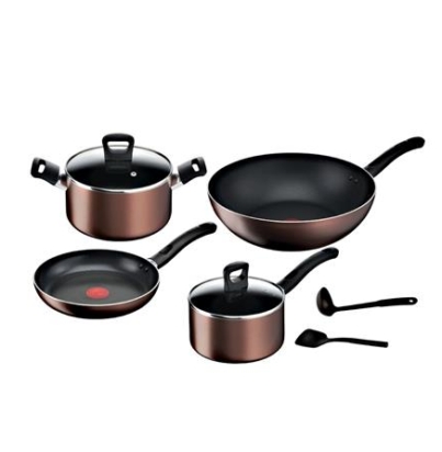 COOKWARE SET TEFAL DAY BY DAY IH 8PCS