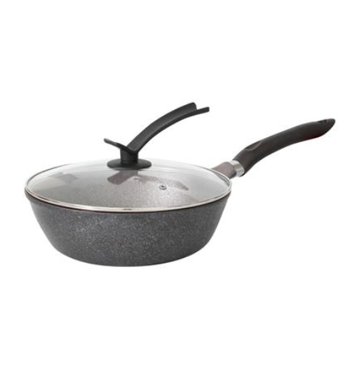 DEEP FRYING PAN WITH LID 28CM KECH KOREA CROWN IH