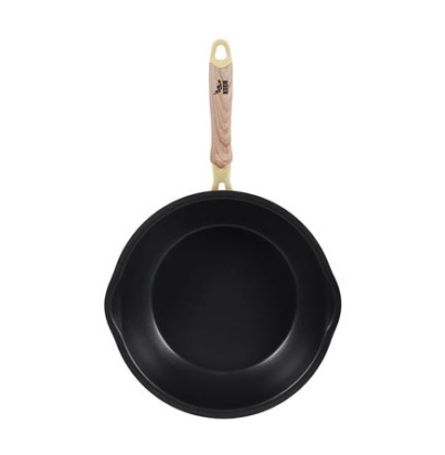 DEEP FRYING PAN WITH LID 28CM KECH ZIVA IH YELLOW
