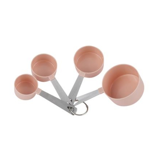 PLASTIC MEASURING CUP SET COOK CHARMY BEIGE PACK4