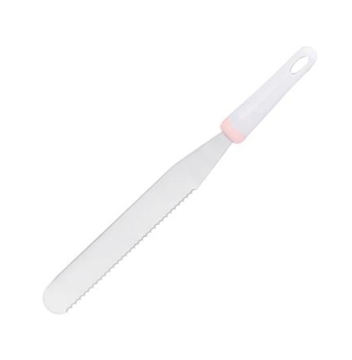 SERRATED CAKE SPATULA PENGUIN KSA09 PINK