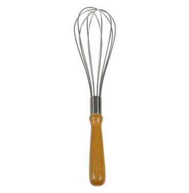 STAINLESS STEEL WHISK WITH WOODEN HANDLE MYPAN TJN-WIP25W