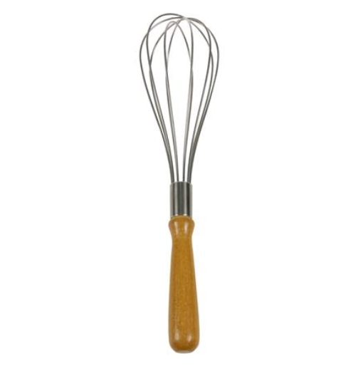 STAINLESS STEEL WHISK WITH WOODEN HANDLE MYPAN TJN-WIP25W